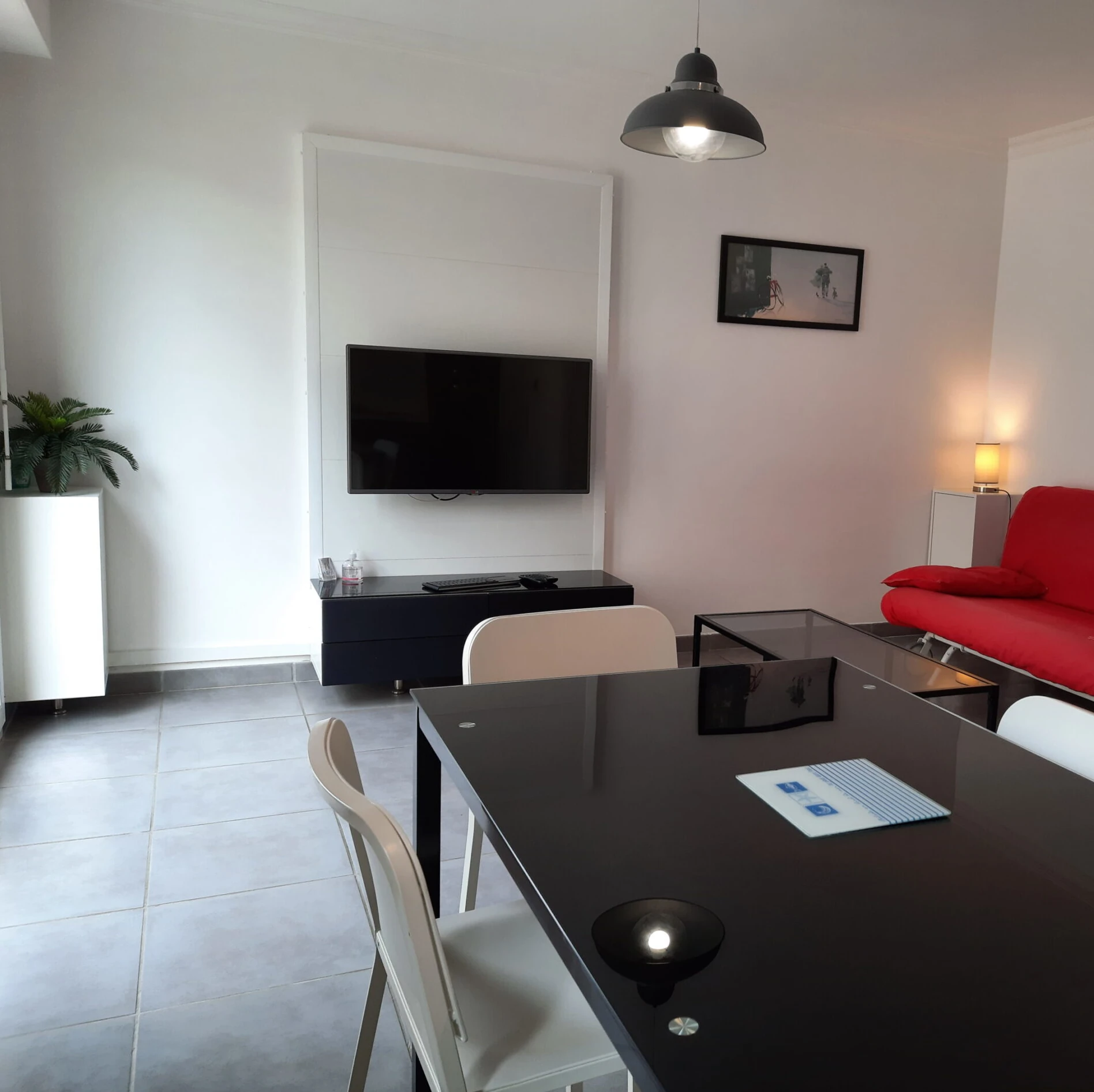 Salle de bain avec WC location étudiante Quimper