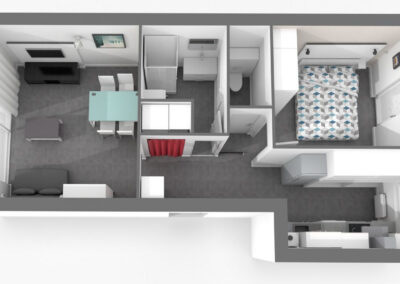 Plan 3D Le Palais
